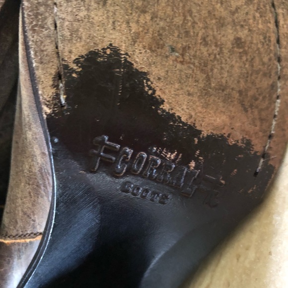 CORRAL ANKLE BOOTS SIZE 10 - Picture 4 of 11